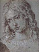 Albrecht Durer THe Head of christ at age twelve painting